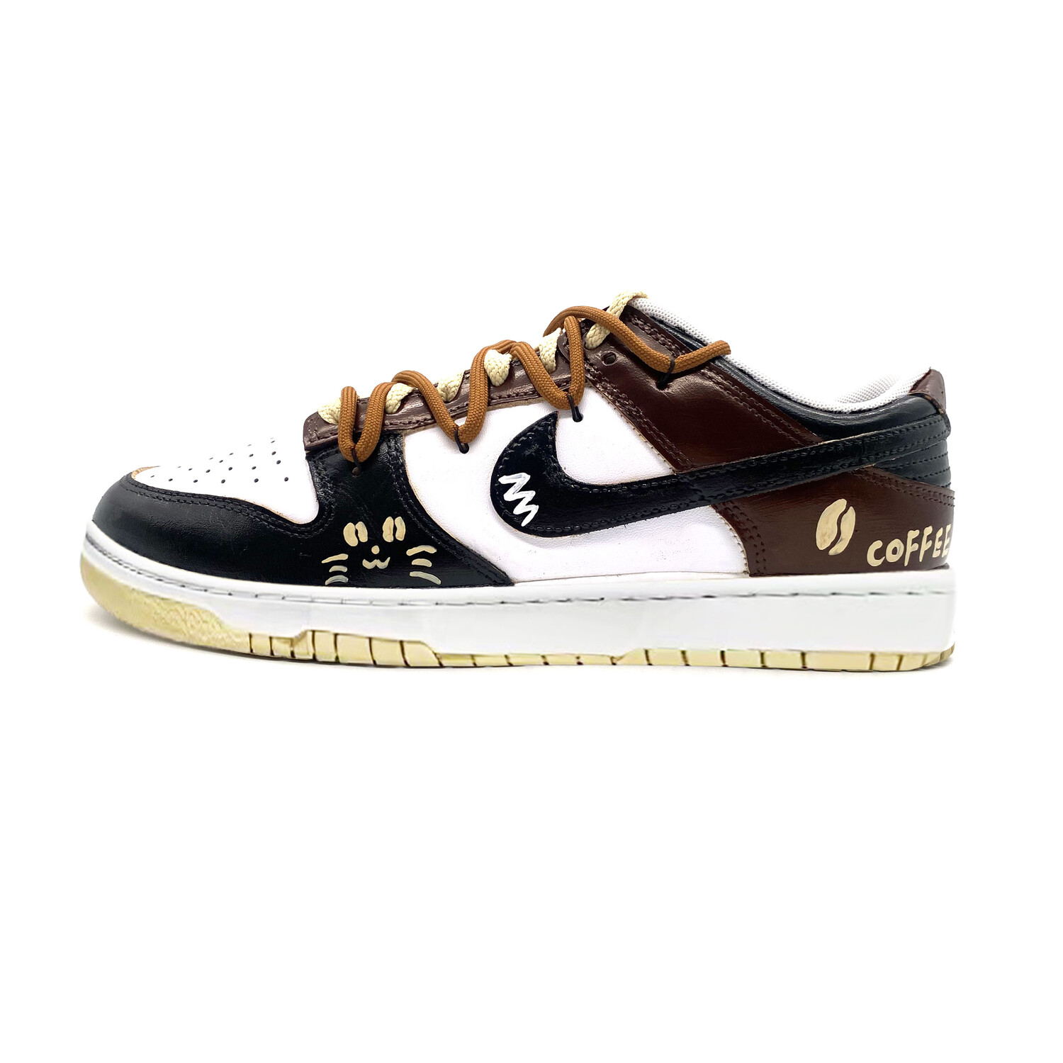 

Кроссовки Nike Dunk Skateboarding Shoes Men Low-top Red, цвет Off White