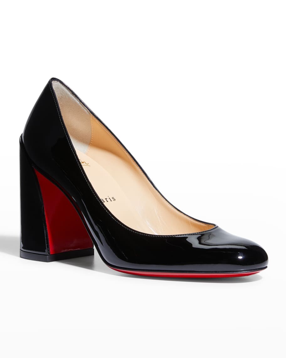 Лакированные туфли-лодочки Miss Sab с красной подошвой Christian Louboutin — фото 2