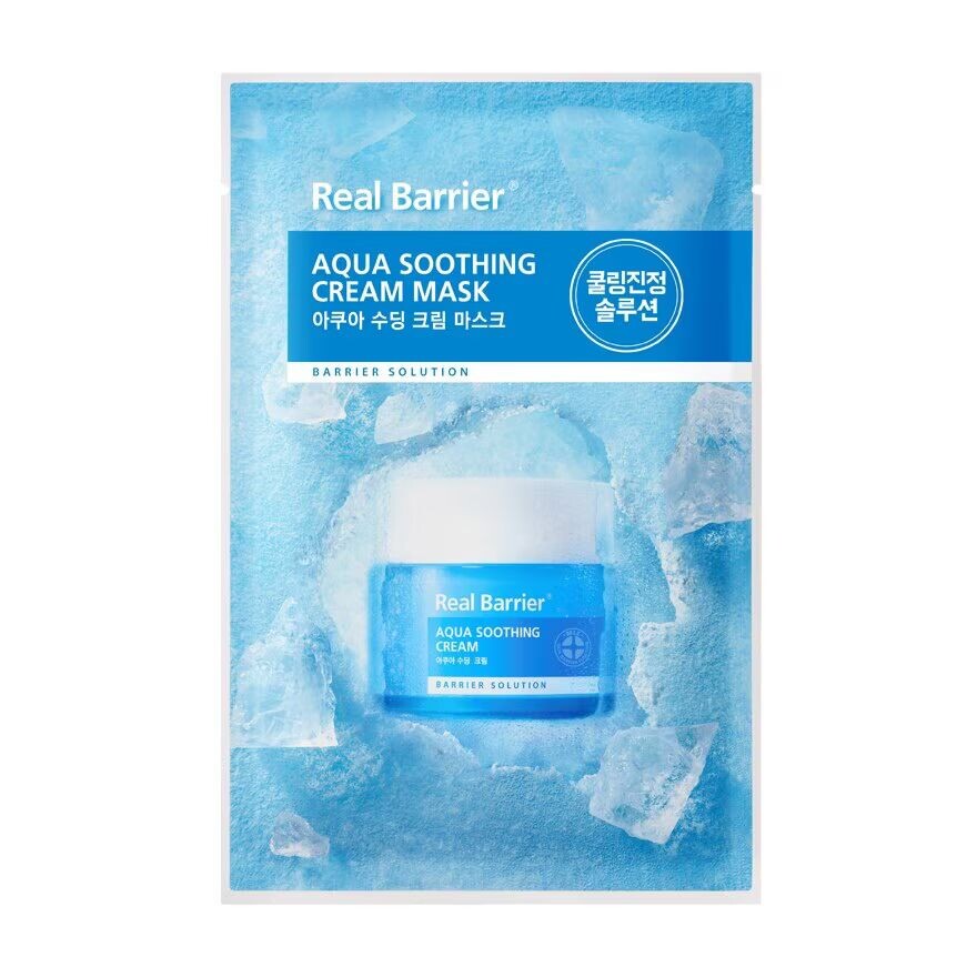

Real Barrier Успокаивающая крем-маска Aqua 1'S, ฺBlue