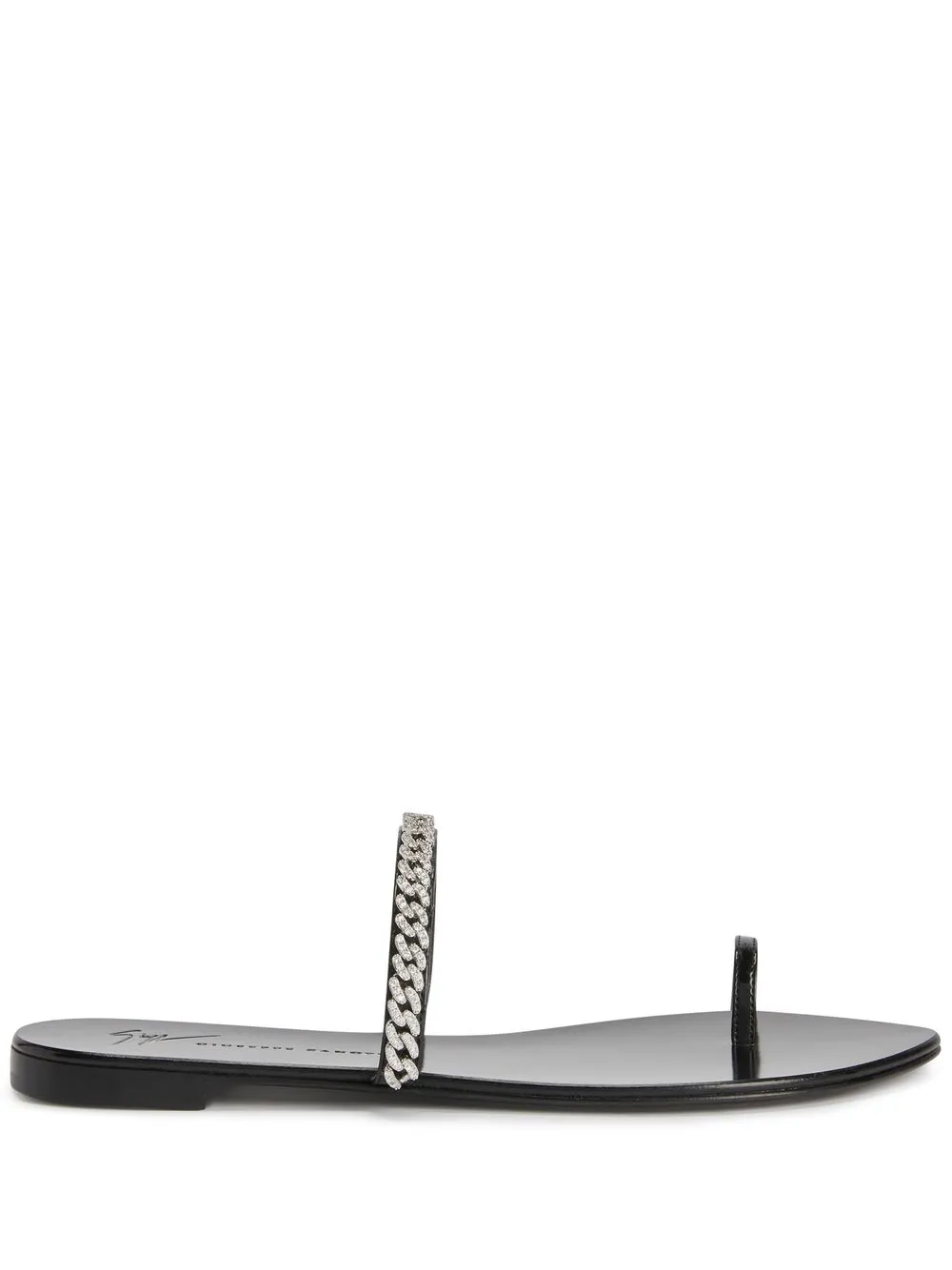 Сандалии Intriigo String Giuseppe Zanotti, черный