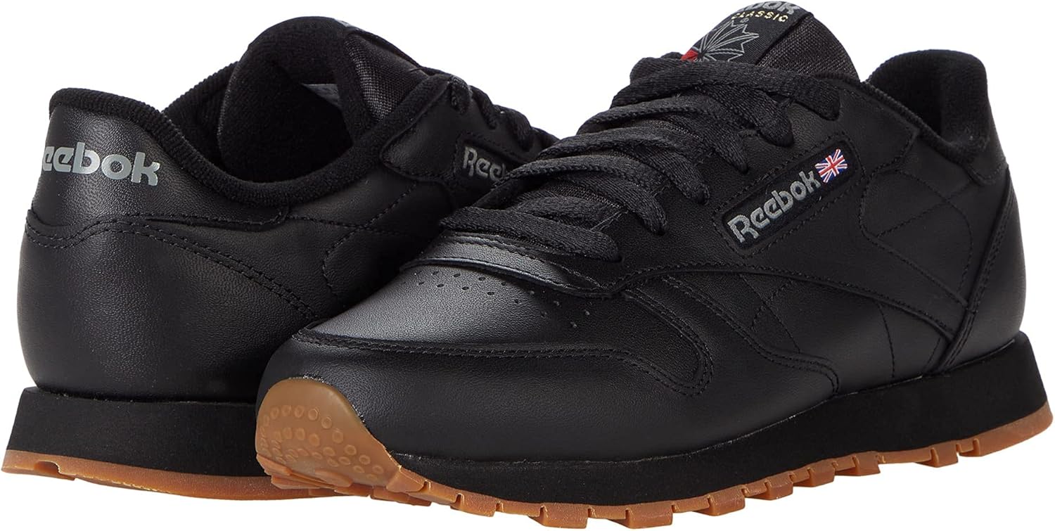 Классические кожаные кроссовки для взрослых, унисекс V1 Reebok, черный — фото 2