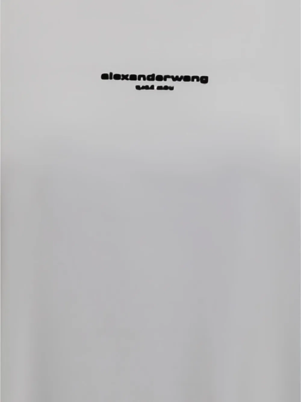Футболка с длинным рукавом и логотипом Alexander Wang, бежевый — фото 3