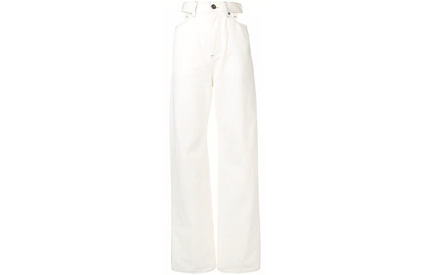 

Джинсы женские Maison Margiela с рваными карманами, белый