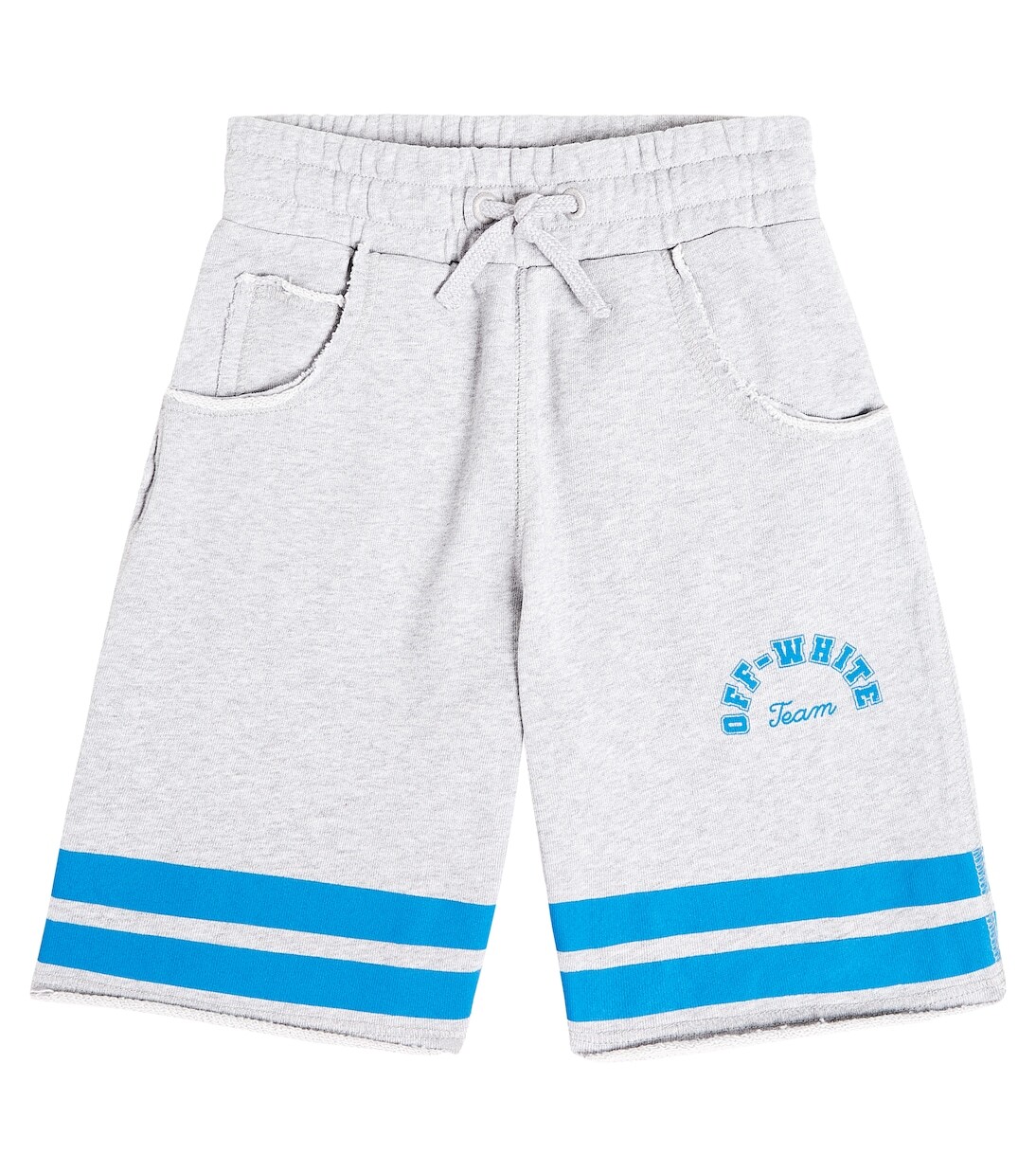 

Шорты из хлопкового джерси team 23 Off-White Kids, серый