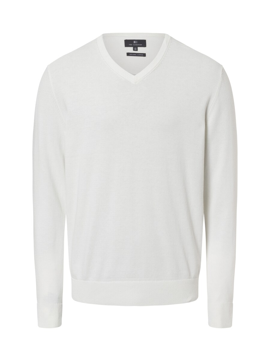 

Свитер с v-образным вырезом Nils Sundström Sweater, белый
