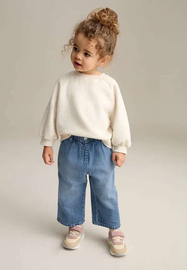 Джинсы свободного кроя Next, blue denim, синий деним — фото 3