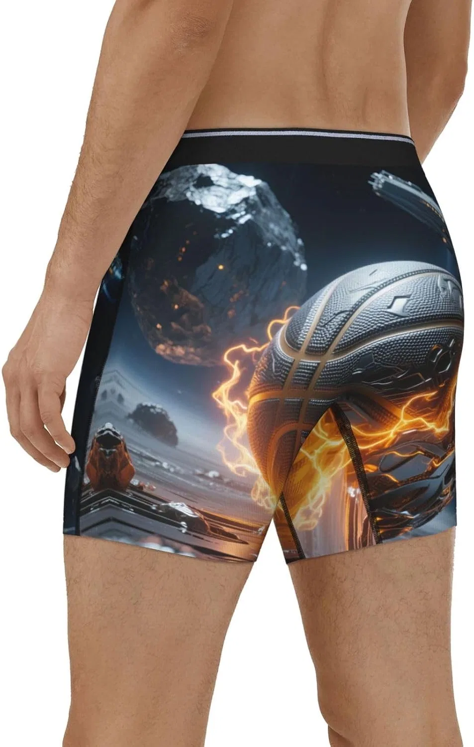 Боксеры с принтом, Black Fire Basketball, Black Fire Basketball — фото 3