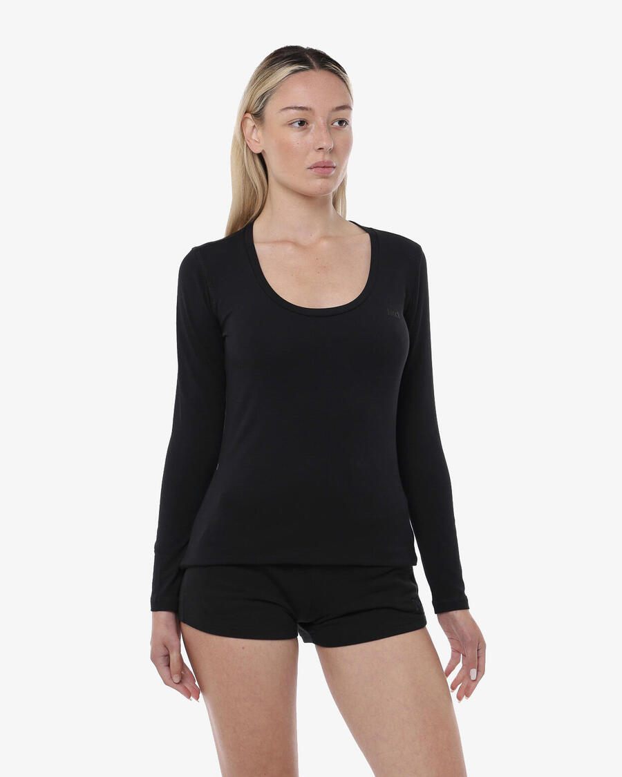 

JAKED черная хлопковая фитнес-футболка для женщин