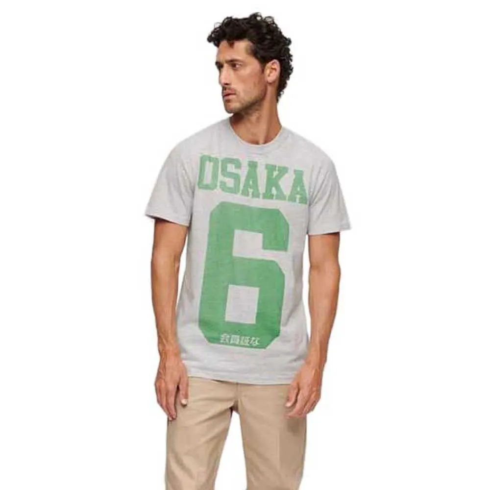 

Футболка Superdry Osaka 6 Marl Standard, серый