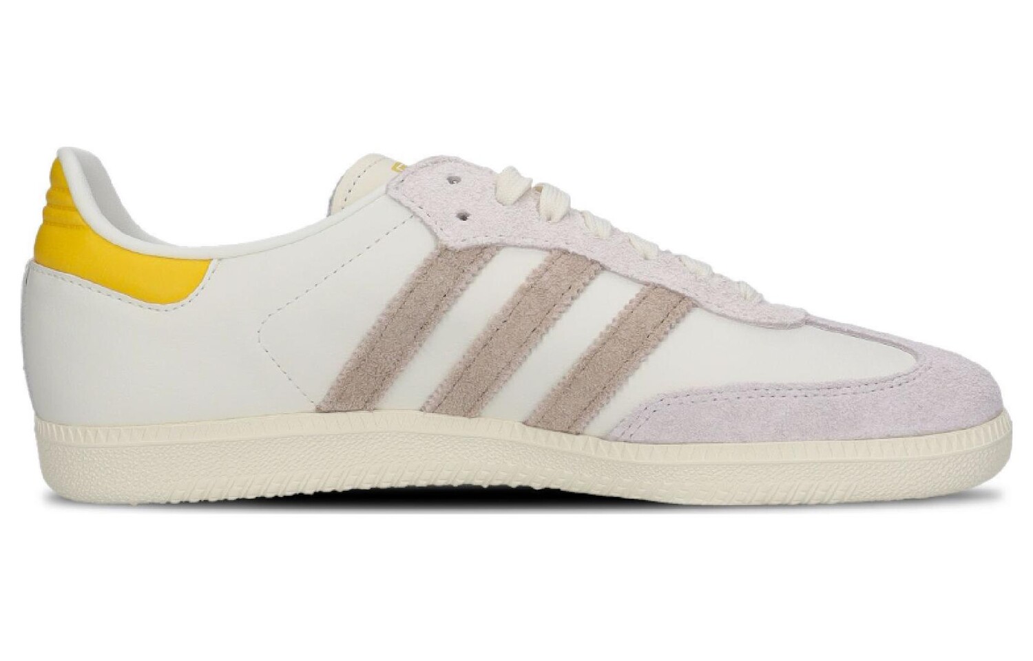 Мужские кроссовки для скейтбординга adidas originals Samba, Off White/Trace Khaki/Gray One — фото 2