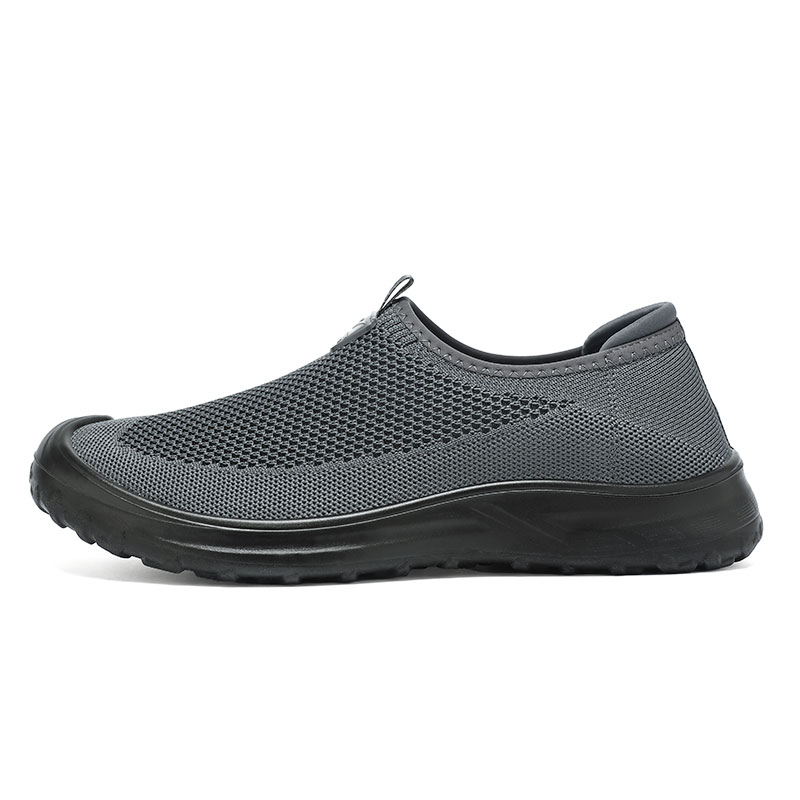 

Мужские повседневные кроссовки Flyknit с дышащими, износостойкими и нескользящими подошвами DOUBLE STAR 88, Gray