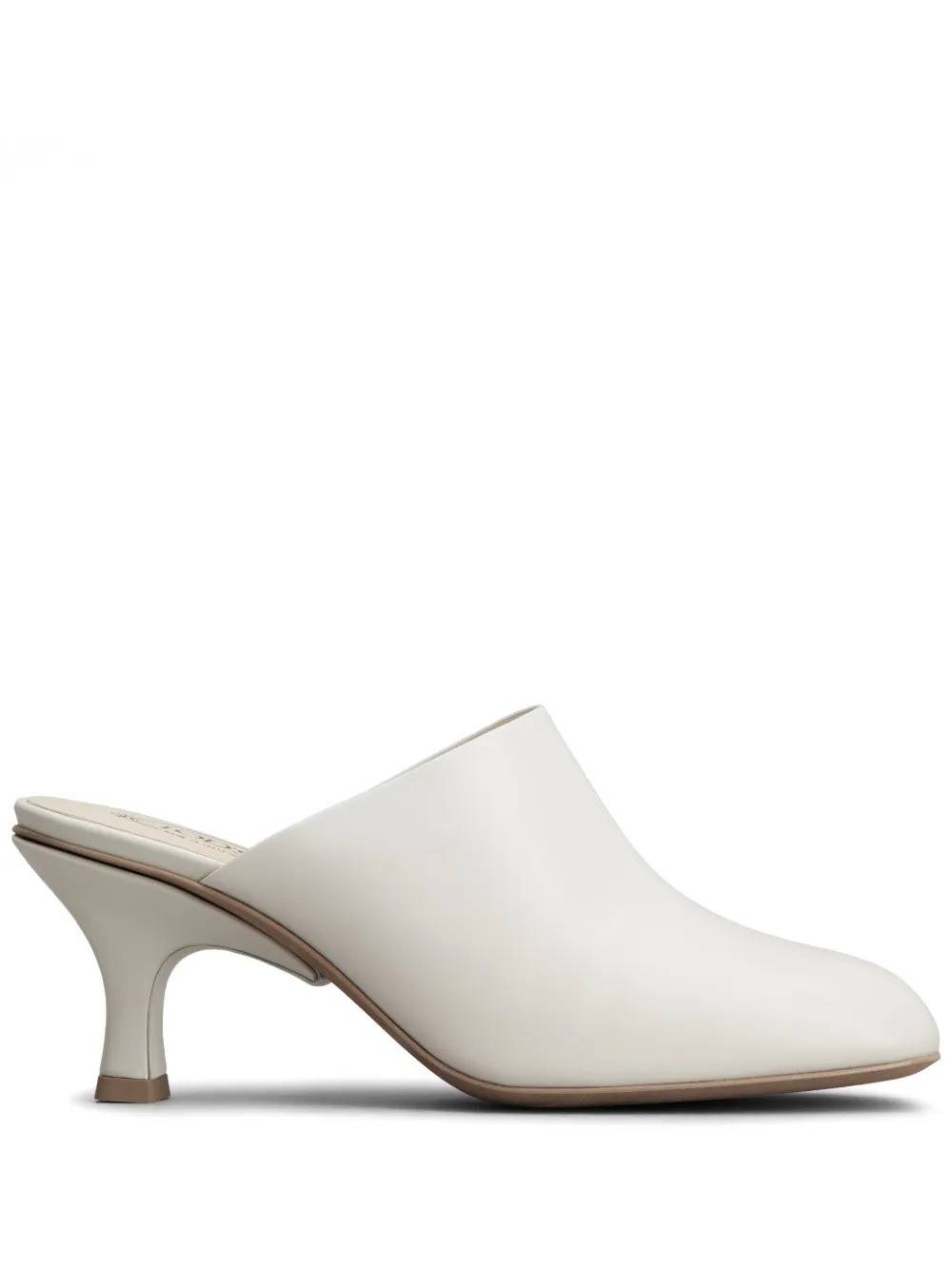 Мюли на каблуке TOD'S, белый