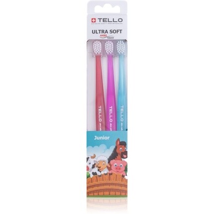 

Зубная щетка TELLO Junior, 3 упаковки для детей