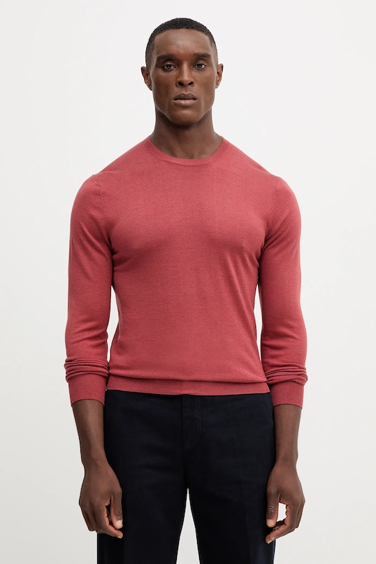 

Свитер с шерстью Hackett London, оранжевый