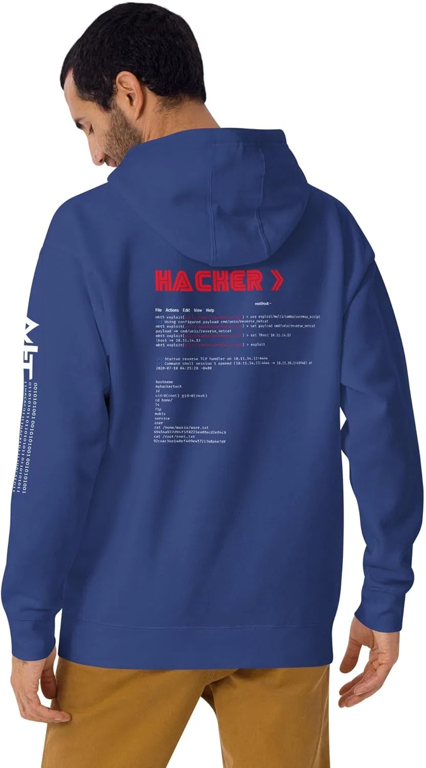 Hacker v3 - Худи унисекс (принт на спине)