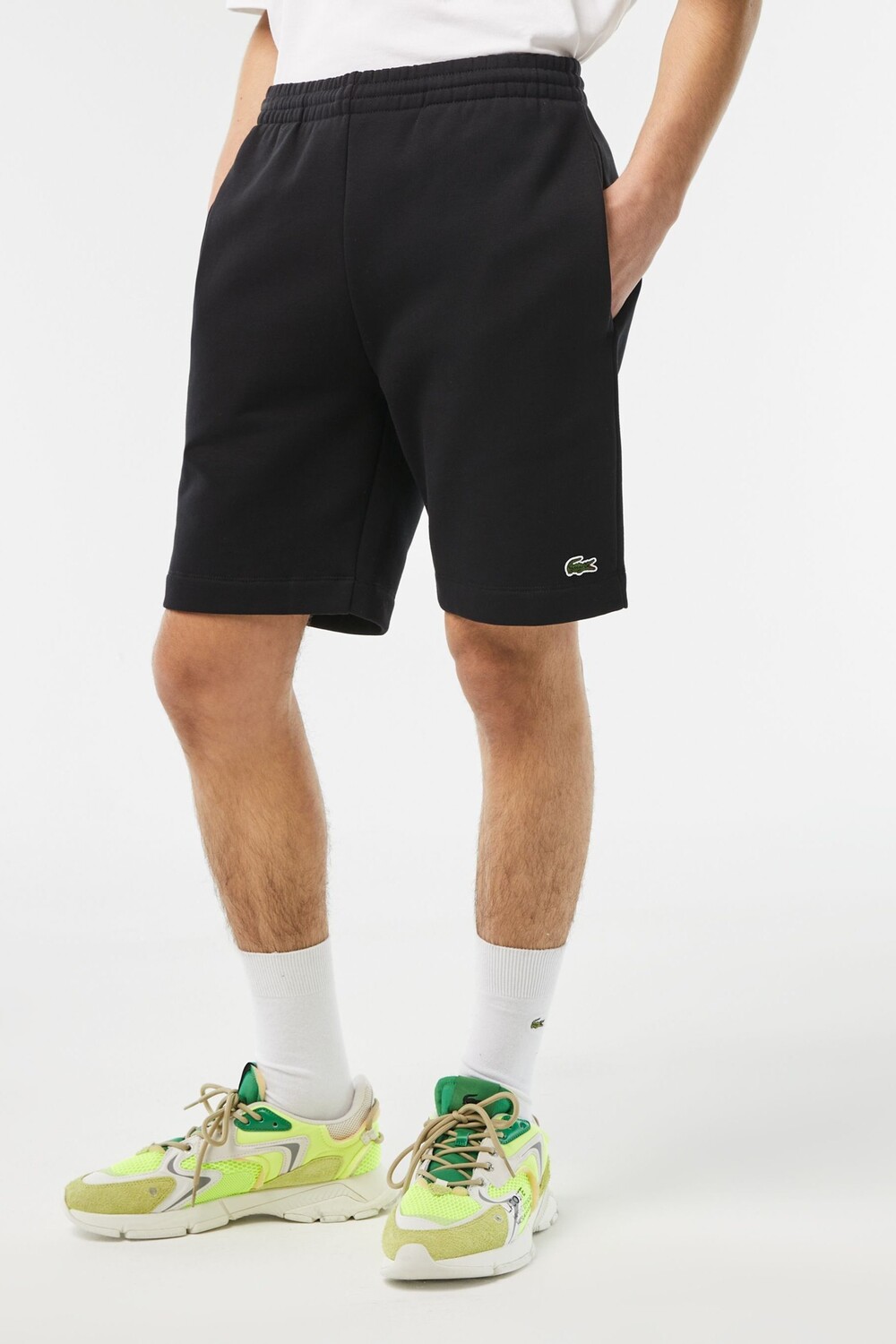 

Флисовые шорты Lacoste, черный