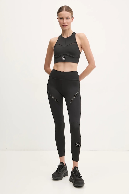 Спортивный бюстгальтер TruePurpose Adidas By Stella Mccartney, черный — фото 2