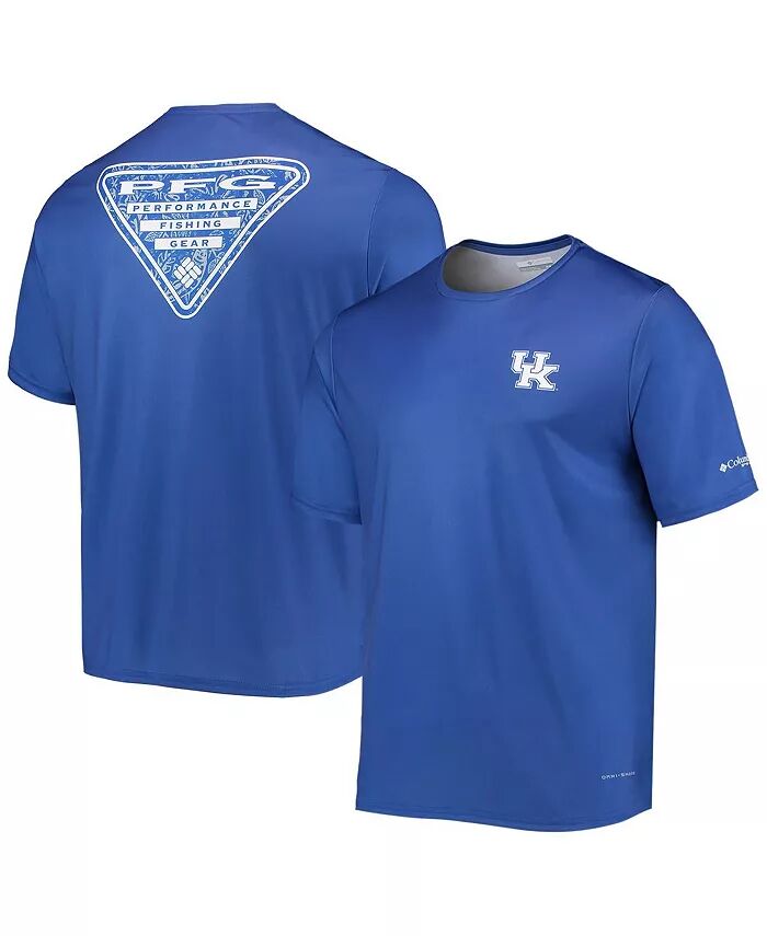 

Мужская футболка Royal Kentucky Wildcats Terminal Tackle Omni-Shade Columbia