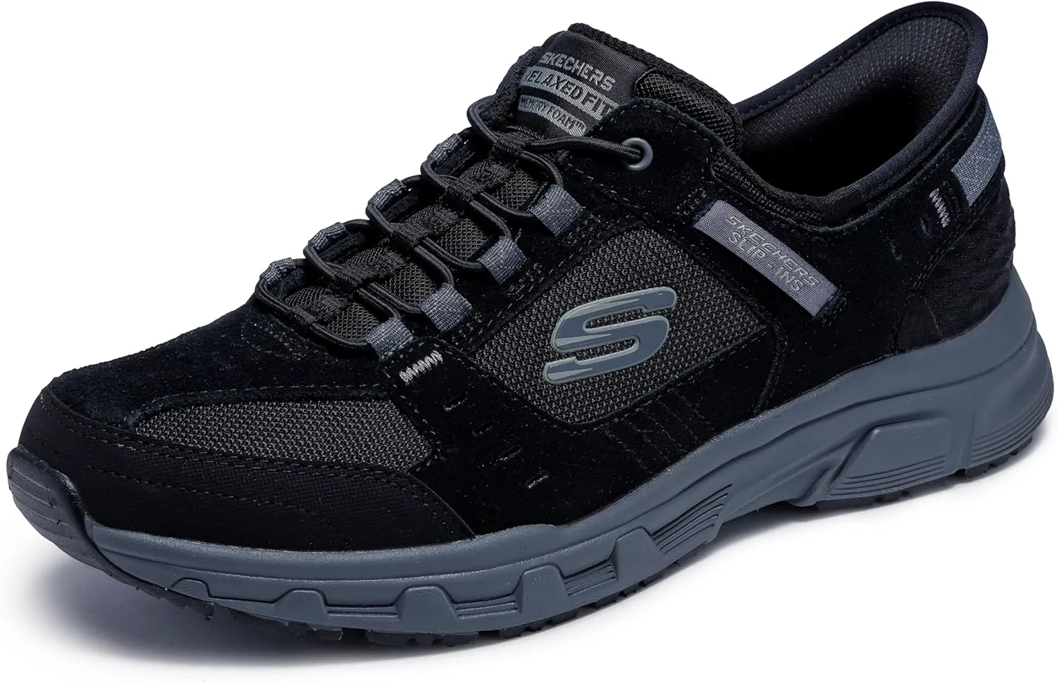 Мужские кроссовки Skechers Oak Canyon Consistent Winne с легким надеванием, черный — фото 2