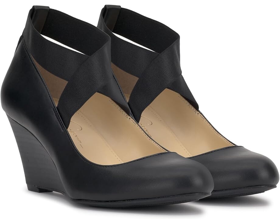 

Туфли Jessica Simpson Saedra Dress Wedge, цвет Black Sleek
