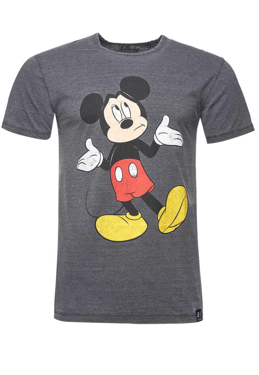 

Рубашка Recovered Disney Mickey Mouse Deciding, серый