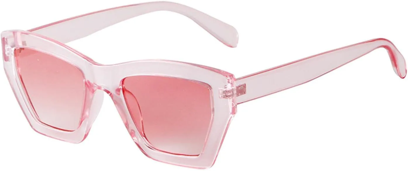 

Модные солнцезащитные очки для женщин в стиле ретро, ​​нестандартной формы, мужские солнцезащитные очки с защитой от УФ-излучения UV400 TOIPASTN, C5 Pink