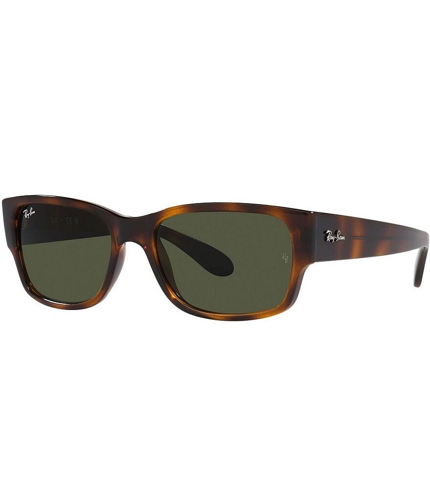 

Солнцезащитные очки Ray-Ban унисекс 0RB4388 55 мм Гавана прямоугольные, коричневый
