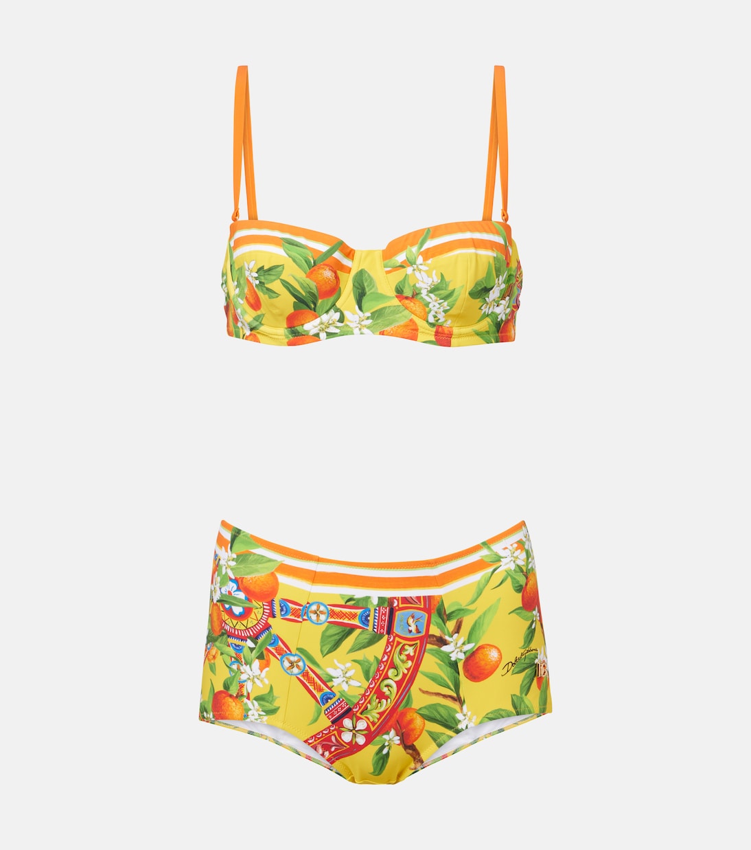

Печатный бикини Dolce&Gabbana, разноцветный