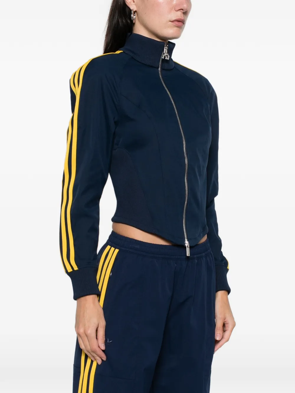 Толстовка на молнии из коллаборации с Miaou Adidas, синий — фото 3