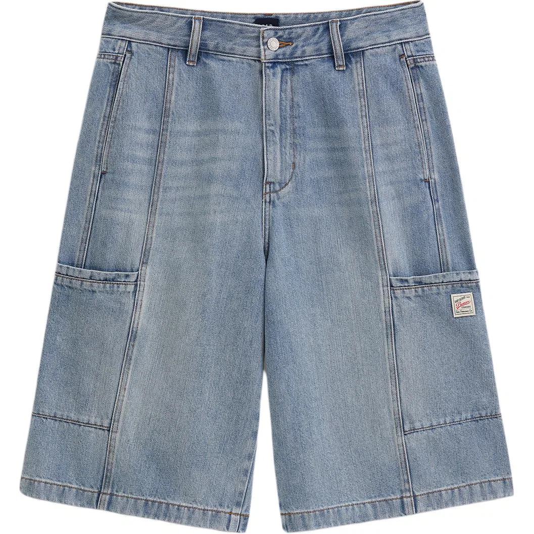 Джинсовые шорты GAP серые — фото 3