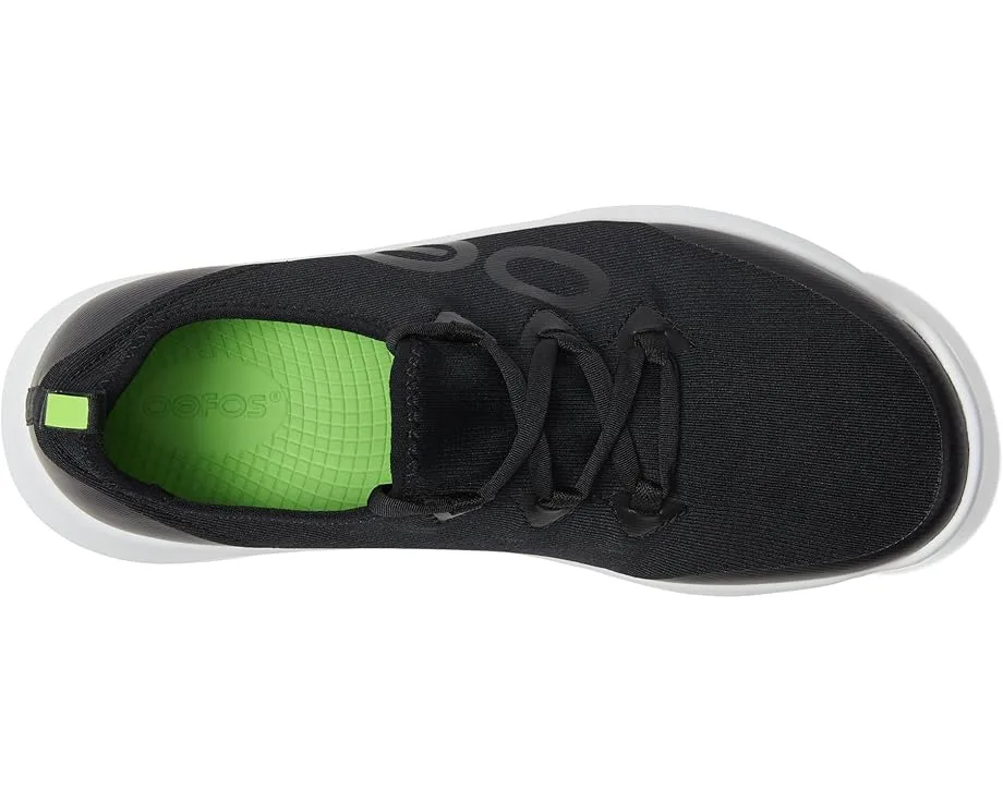 Кроссовки OOFOS Men's OOmg Sport LS Shoe, White/Black — фото 2