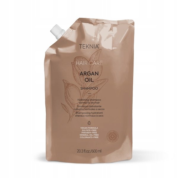 

Lakme, Teknia Argan Oil, сменный блок увлажняющего шампуня, 600 мл