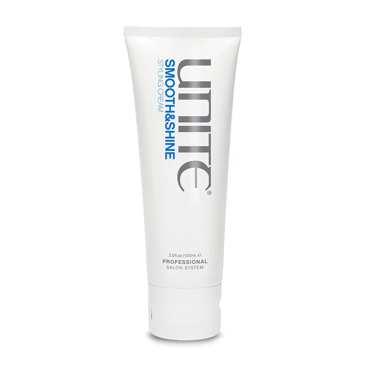 UNITE Hair - SMOOTH&SHINE Cream - крем для укладки, разглаживающий и придающий блеск, контролирует пушистость и защищает от ультрафиолета и термовоздействия - 100 г