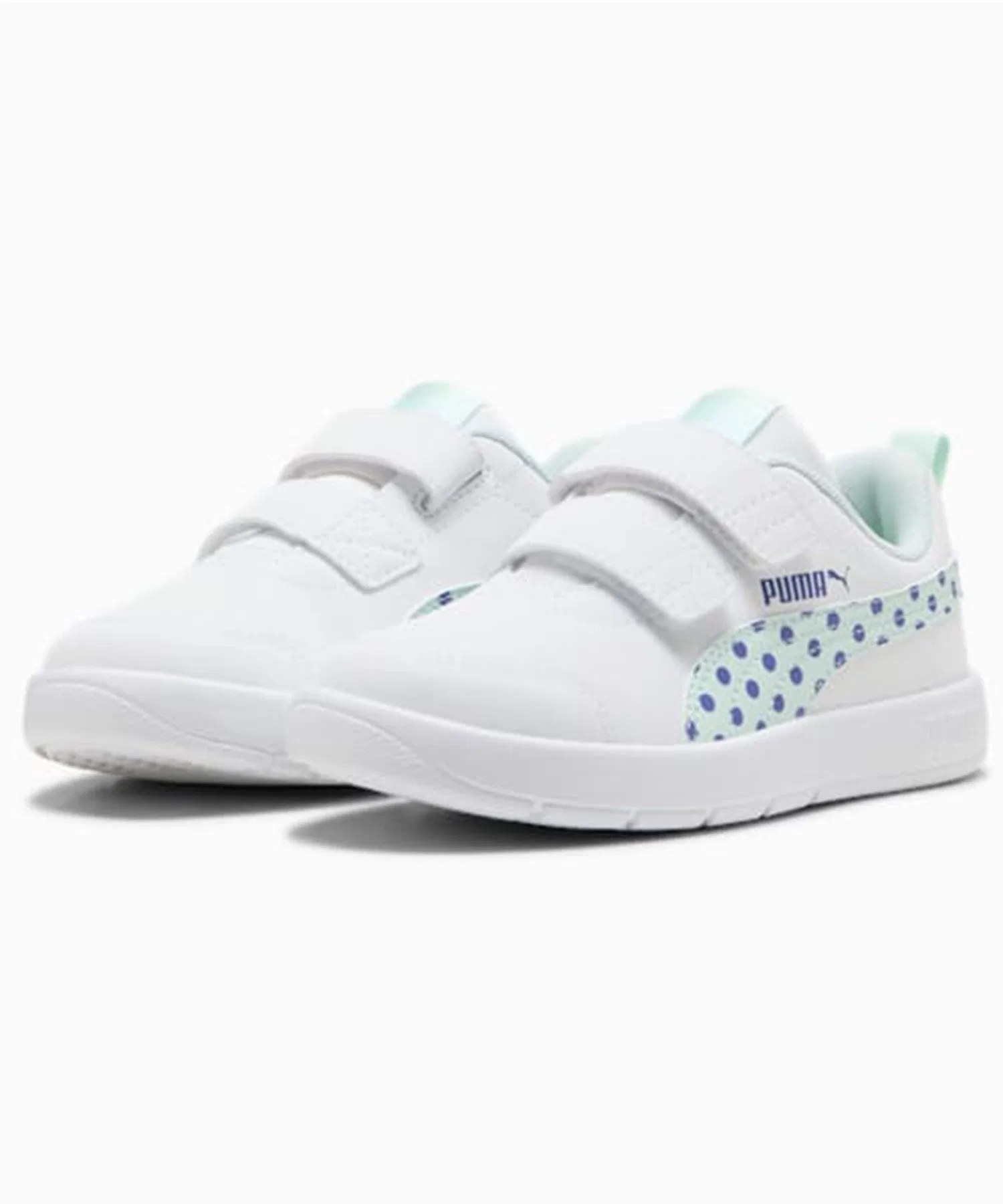 Детские кроссовки PUMA Courtflex V3 Dotty V PS синие