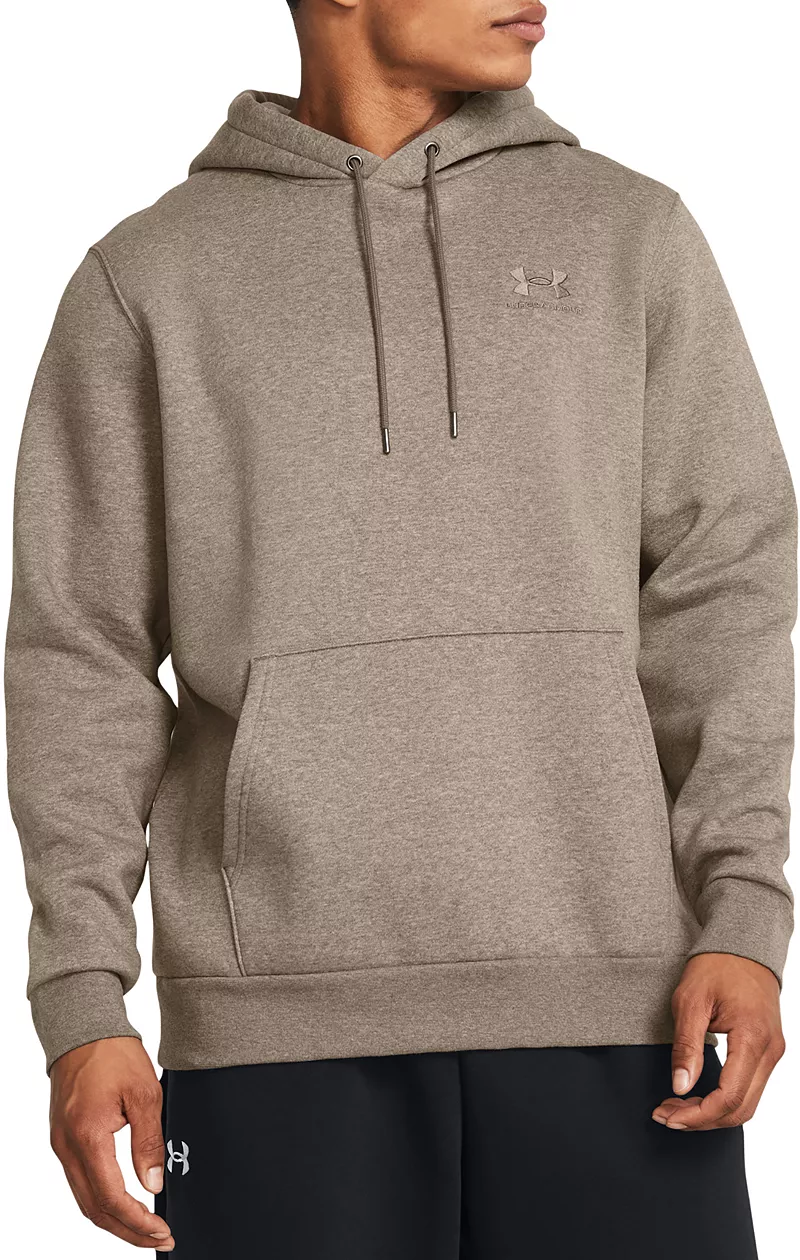 

Мужская флисовая толстовка Under Armour Icon, цвет Taupe Dsk Lt Hthr/Tpe Dsk