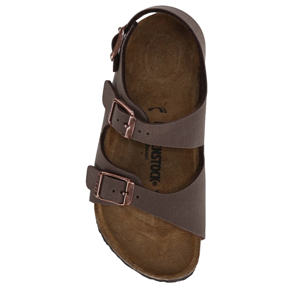 Детские сандалии со стелькой Roma для малышей/маленьких детей Birkenstock, цвет mocha — фото 4