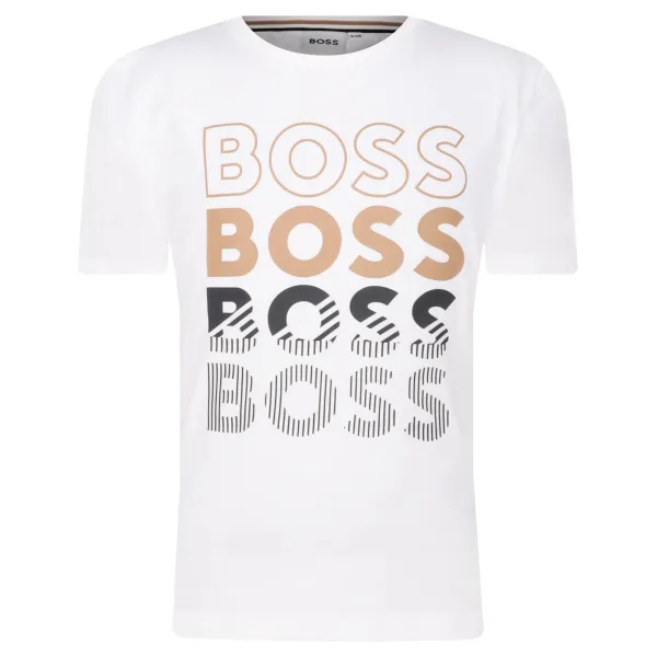 

Футболка стандартного кроя Boss, белый