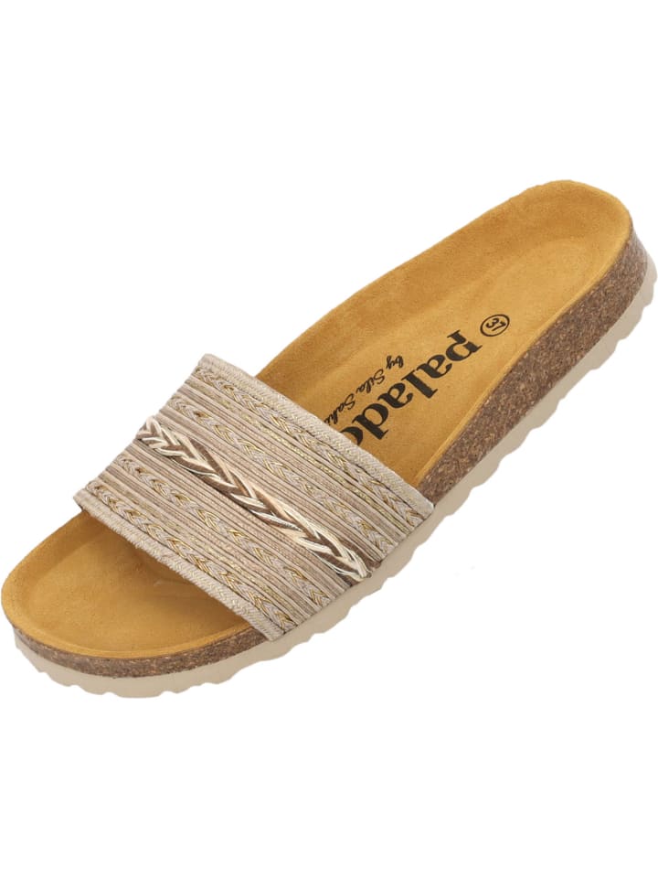 Мюли palado, цвет taupe/oro