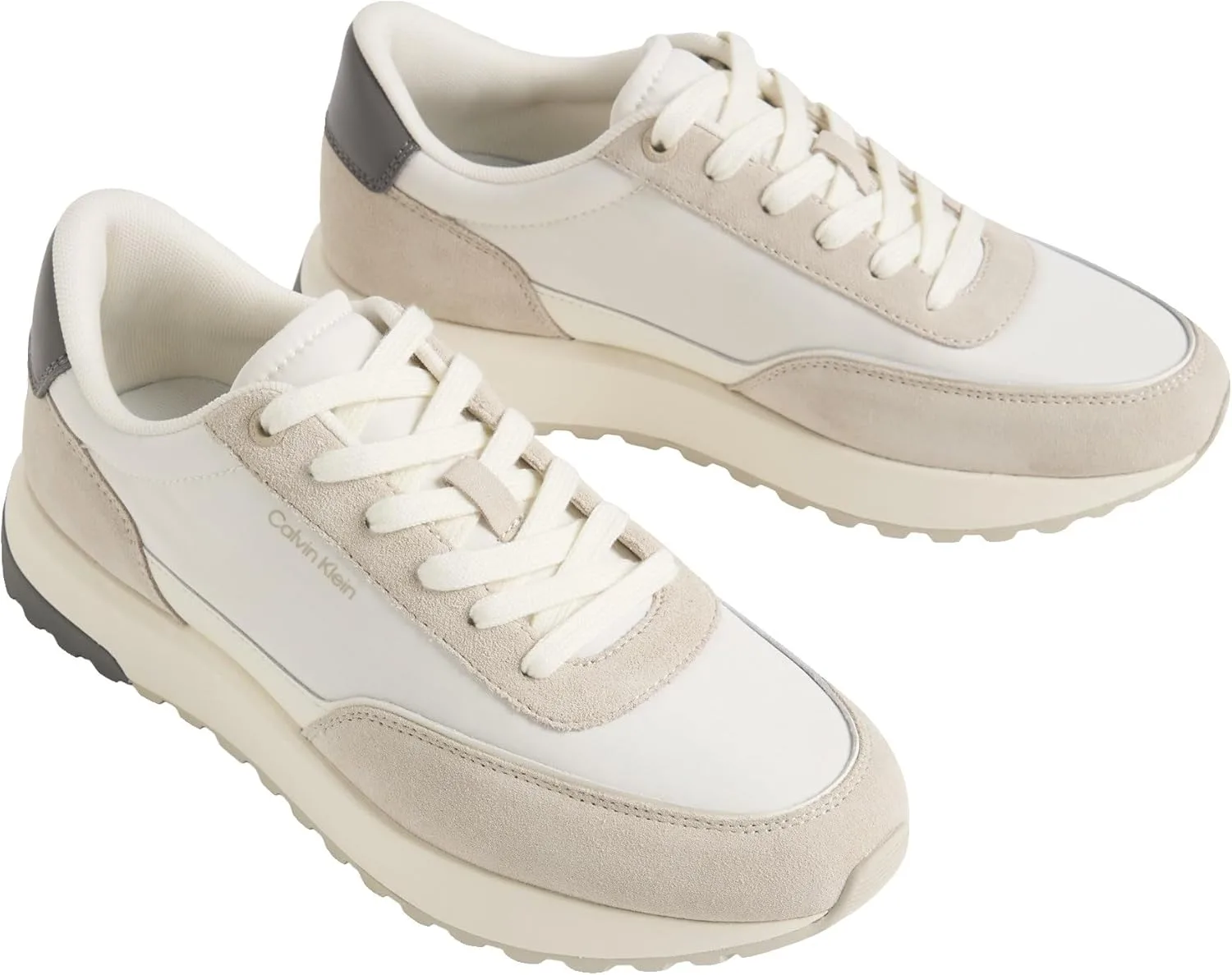 Кроссовки Calvin Klein City Runner на шнуровке, серый