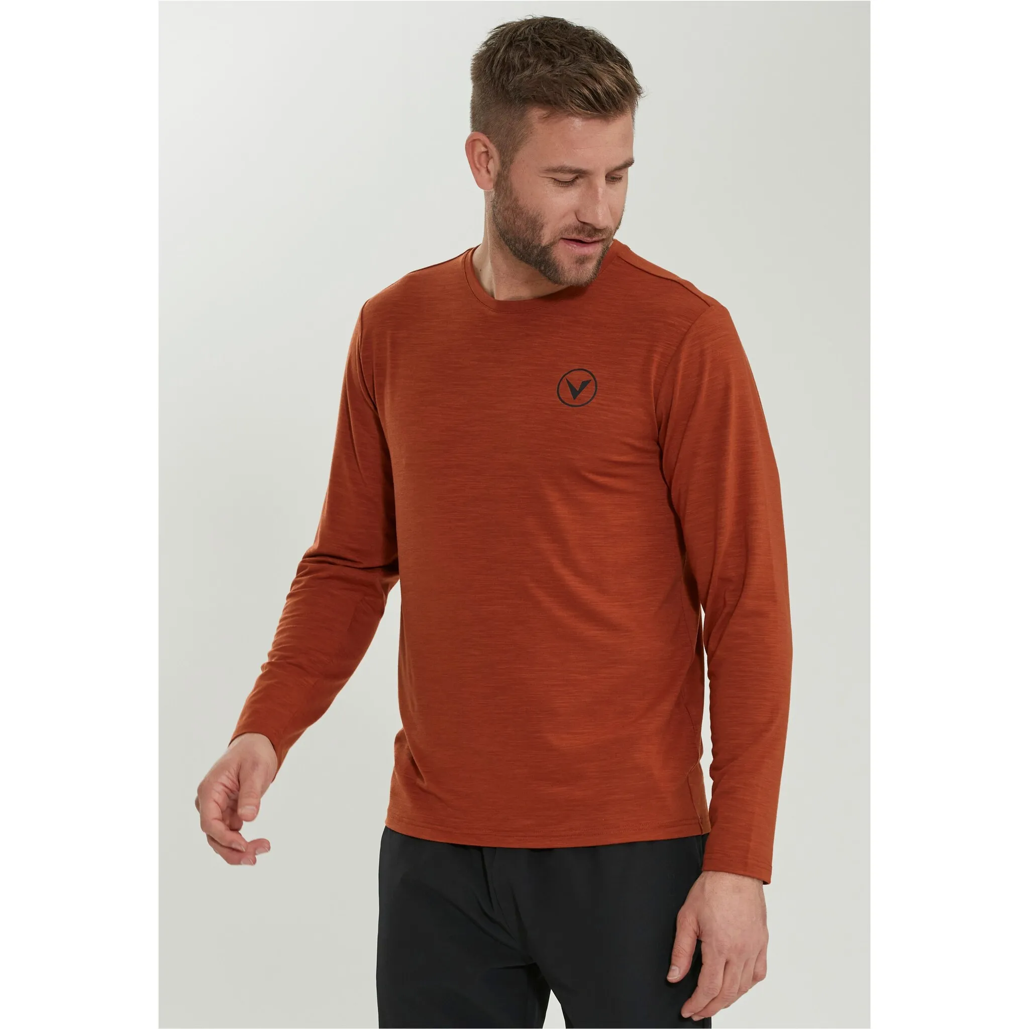 

Рубашка Virtus с длинными рукавами "JOKERS M L/S", с инновационной технологией Quick Dry, коричневый