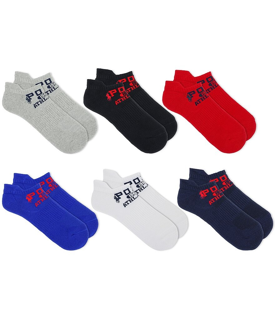 

Поло Ральф Лорен 67 Низкие носки (6 шт.) Polo Ralph Lauren, мультиколор