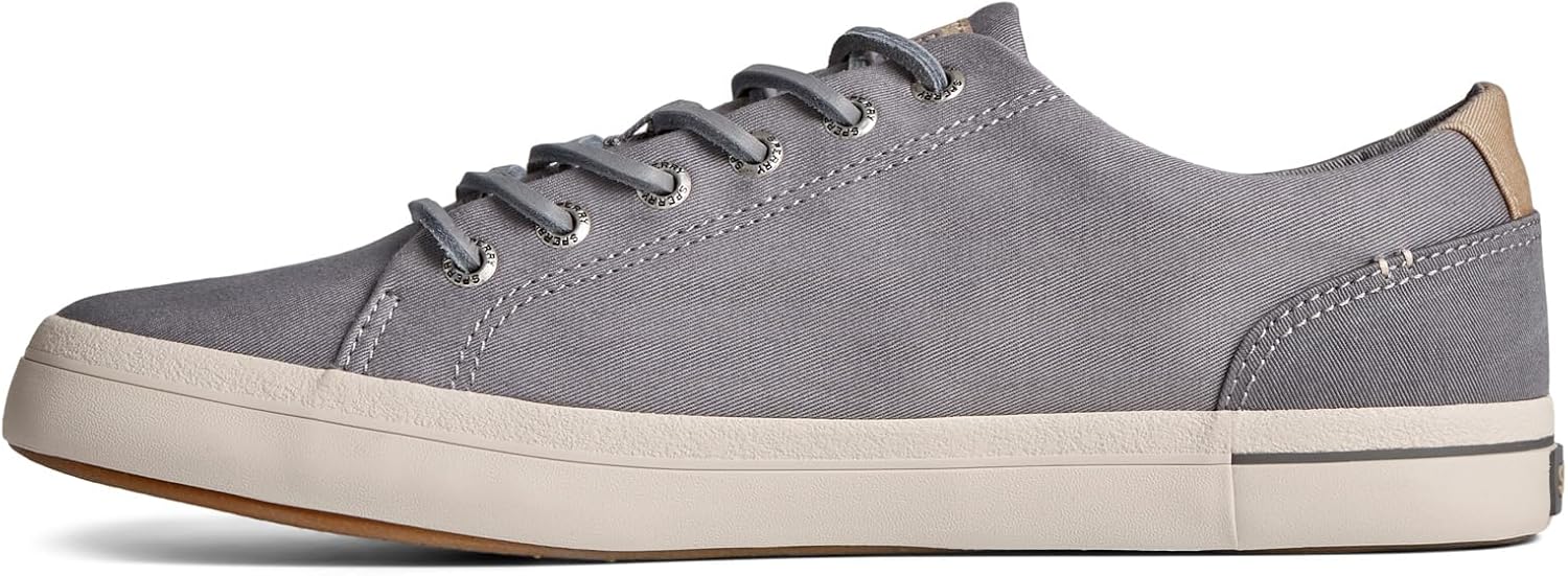 Мужские текстильные кроссовки Sperry SeaCycled Striper II, серый — фото 4