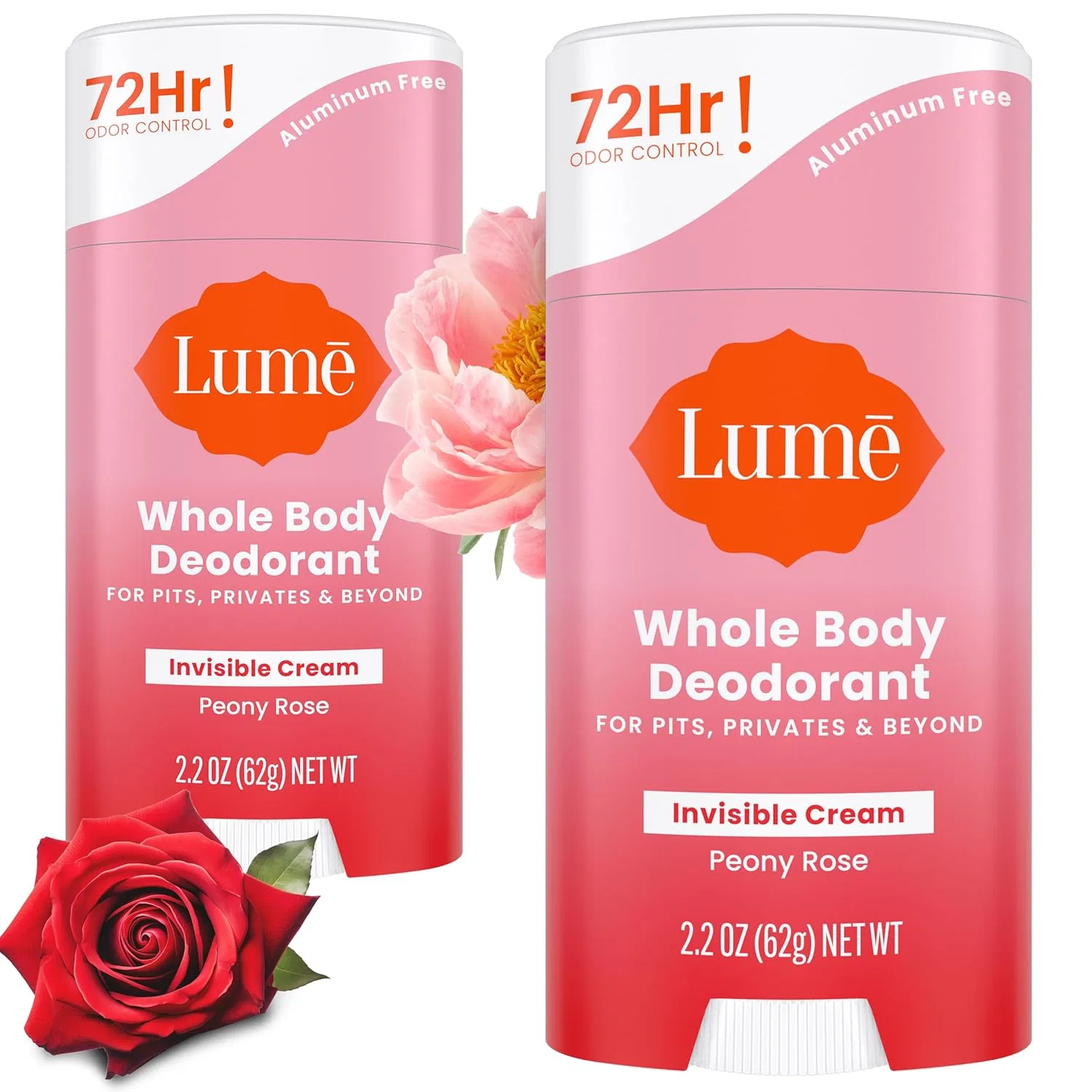 Дезодорант-стик Lume Peony для подмышек и интимных зон Lume