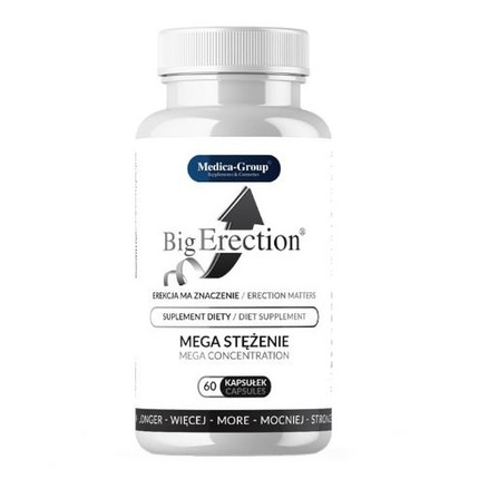 

Капсулы Medica-Group Big Erection, усиливающие эрекцию, пищевая добавка 60 штук Medica Group