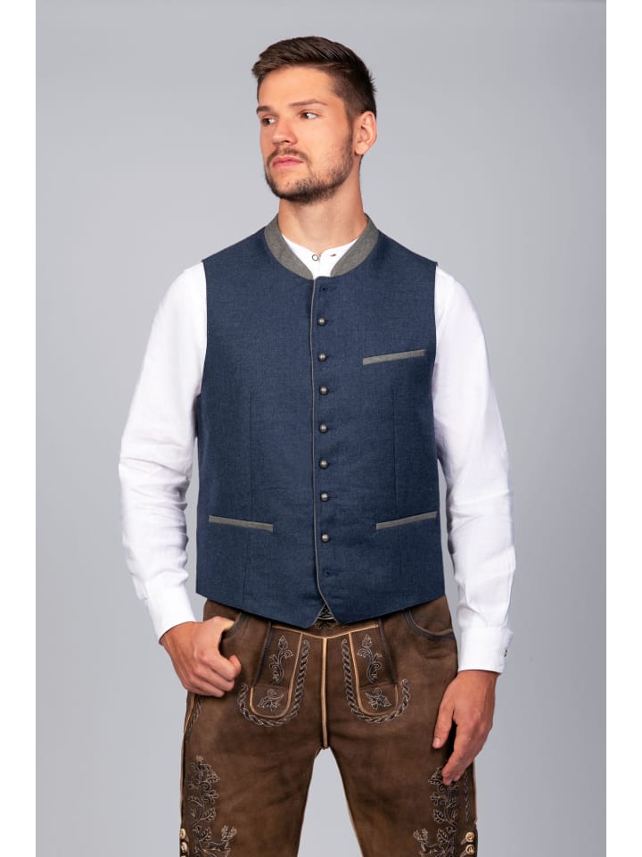 

Edelnice Традиционный христианский жилет синего цвета