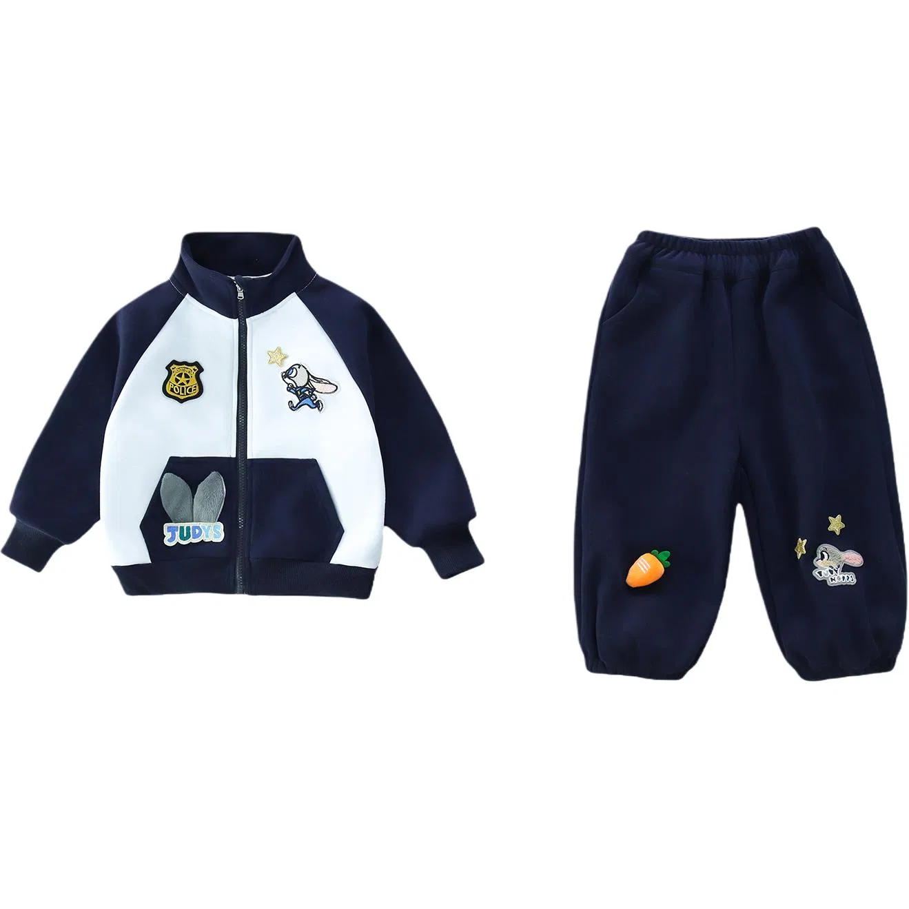 Детская спортивная одежда Casual с воротником-стойкой Disney, Blue