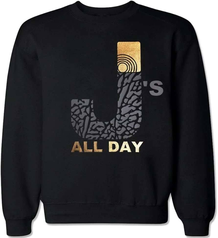 

FTD Apparel мужской свитер J's All Day Gold с круглым вырезом