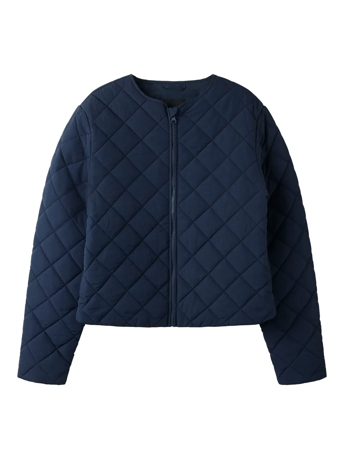 Стеганая куртка с круглым вырезом Name it, navy blazer