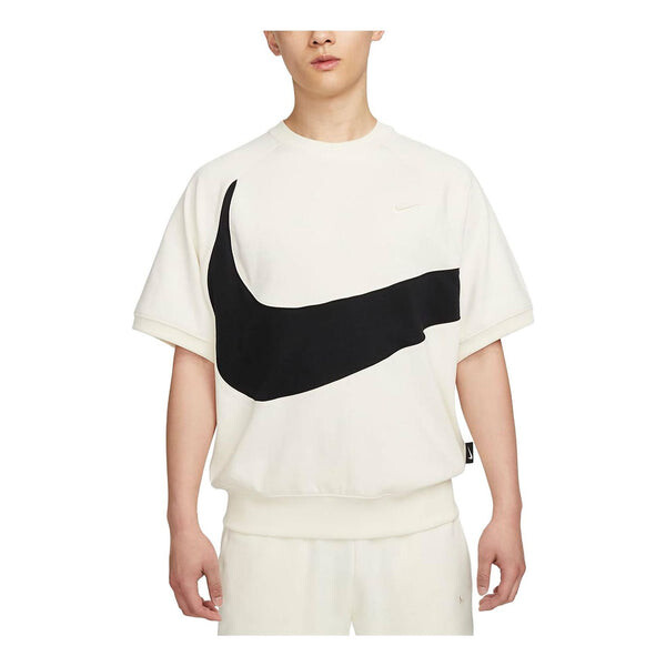 

Футболка спортивная футболка с большим логотипом swoosh Nike, белый