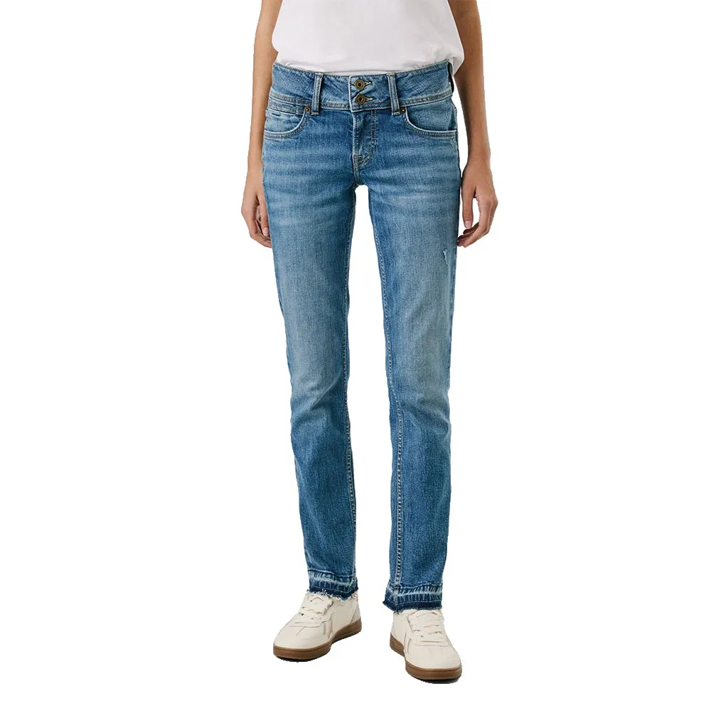

Джинсы Pepe Venus Slim Fit low waist, синий